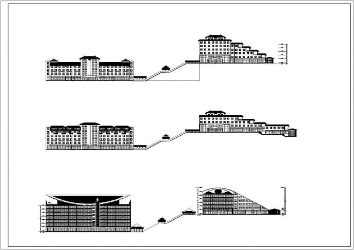 某地大酒店的建筑设计方案（共13张）_图1