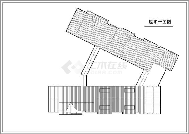 某地小型酒店的建筑平面图（共5张）-图二