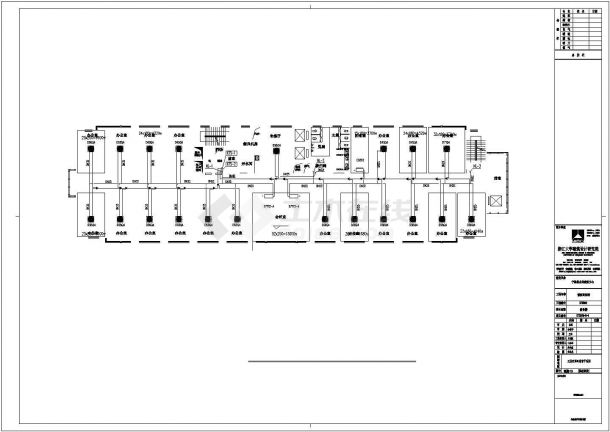 某商务大楼VRV空调系统cad平面施工图
