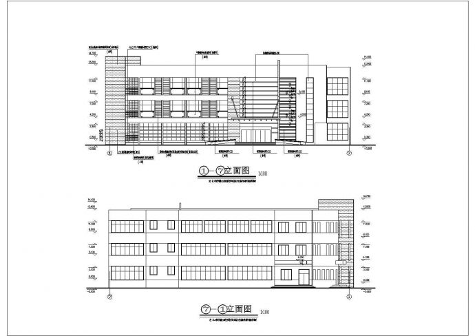某三层办公楼框架建筑施工设计方案_图1