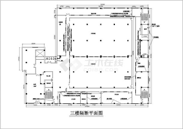 【泰州】某纺织厂车间水暖电施工图-图二
