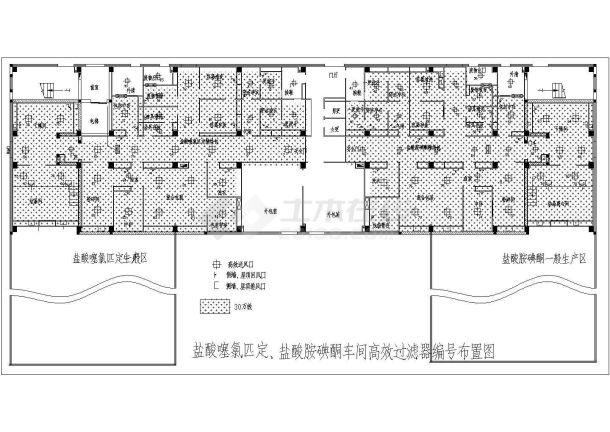 某生物研究所空调通风专业设计图纸-图一