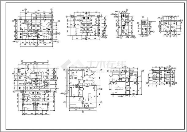 某大型综合医院建筑设计施工图-图二