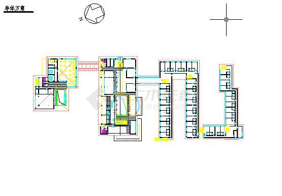 某小旅馆的详细建筑设计单体方案图-图二