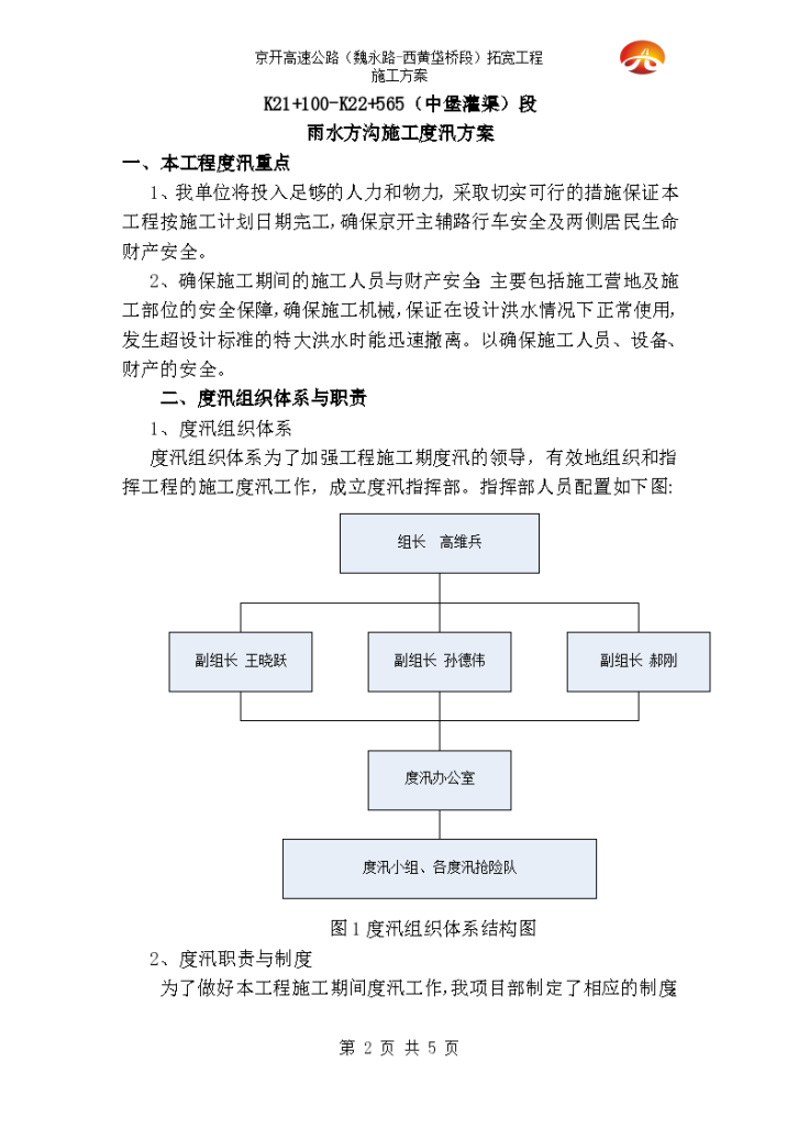 K21100-K22565雨水方沟施工度汛方案-图二