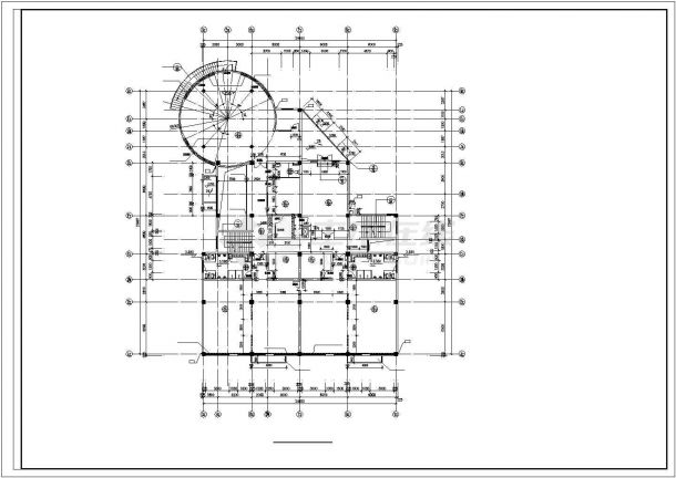 某地幼儿园建筑设计CAD图-图二