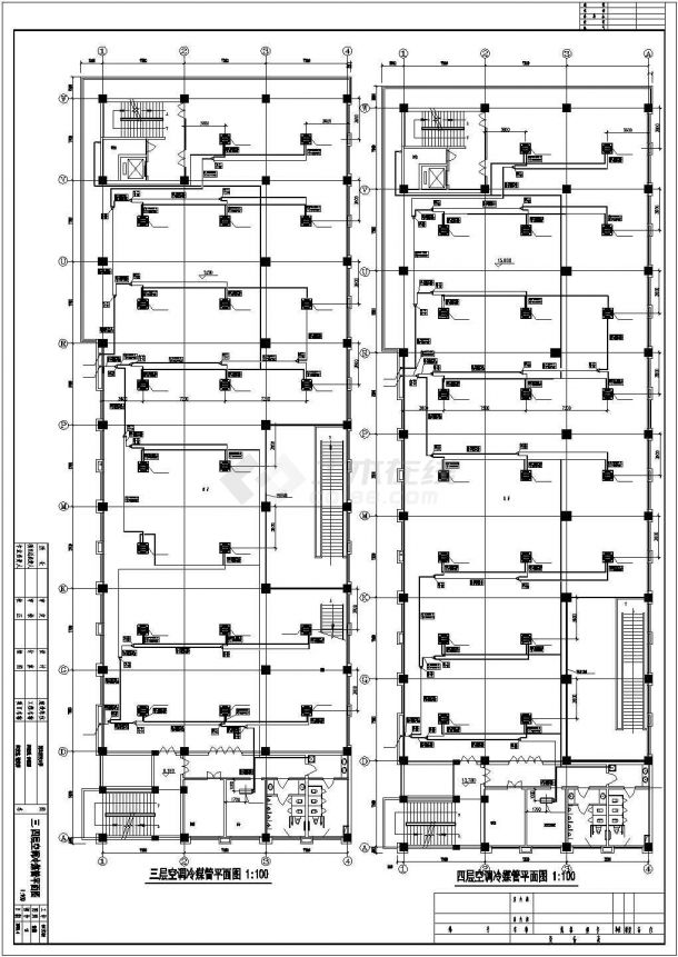 科技大学科技馆多联机系统设计cad施工图-图二