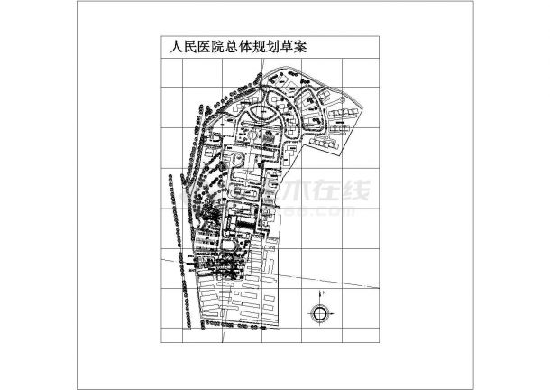 【河南】某地区龙昌小区建筑设计规划总图-图二