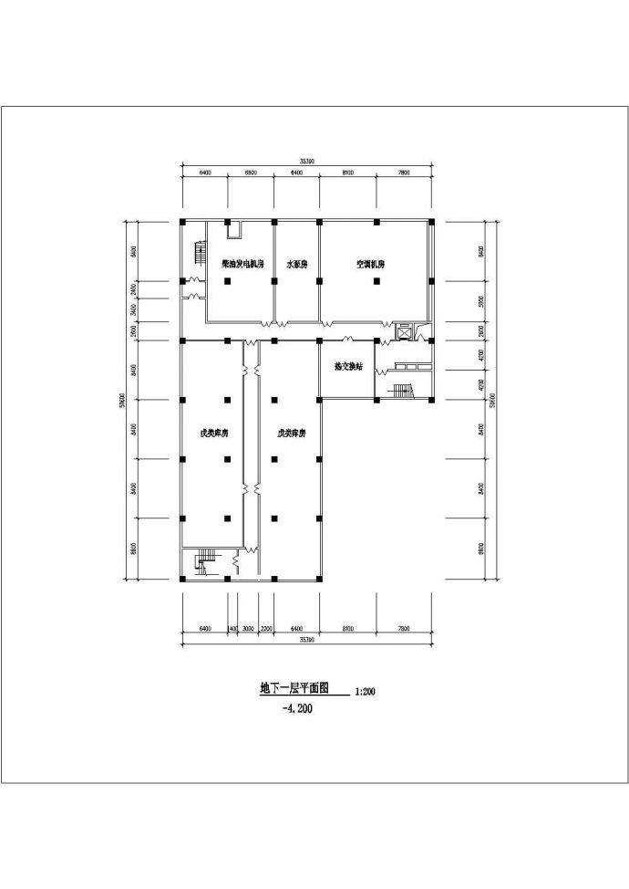 某地大型商场的详细建筑设计全套图纸_图1