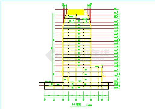 某地高级写字楼的详细建筑设计方案-图一