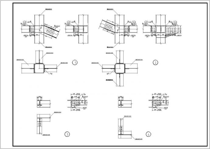 钢结构楼梯施工图（含钢结构设计说明）_图1