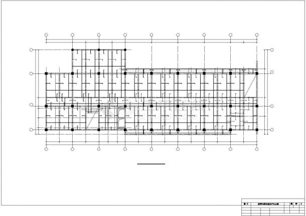 一套毕业设计结构平立剖面CAD布置图-图二