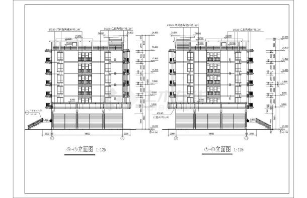 某地高层公寓住宅楼建筑设计图-图二