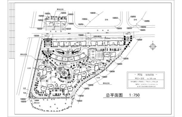 某小高层住宅区规划设计图-图一