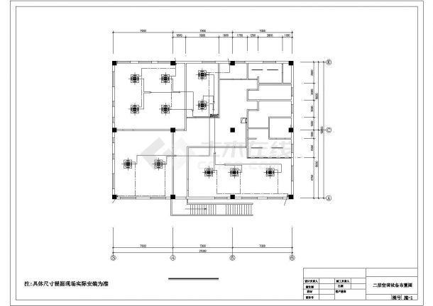 一整套办公楼变频多联机施工设计图-图二