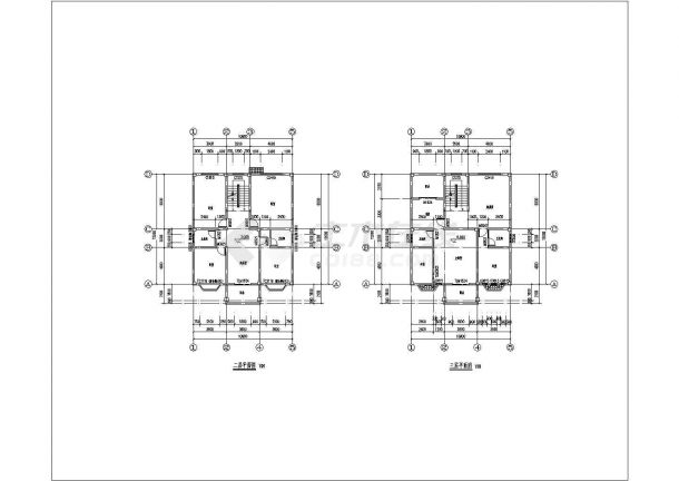 多层住宅楼建筑施工图（共6张）-图二