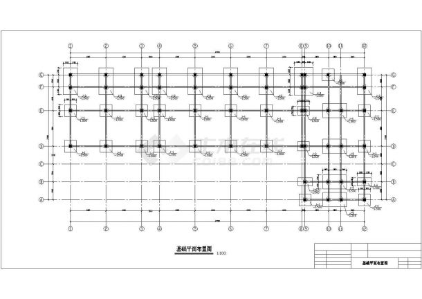 长春市3层幼儿园结构设计CAD布置图-图二