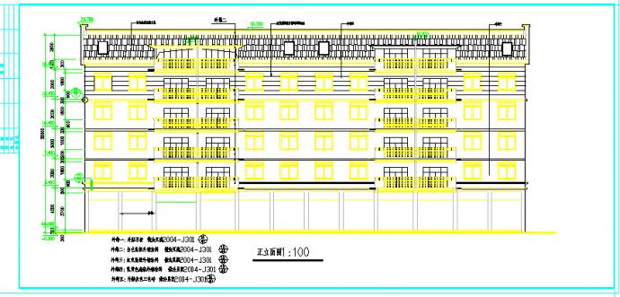 某地商住楼的详细建筑设计施工方案图_图1