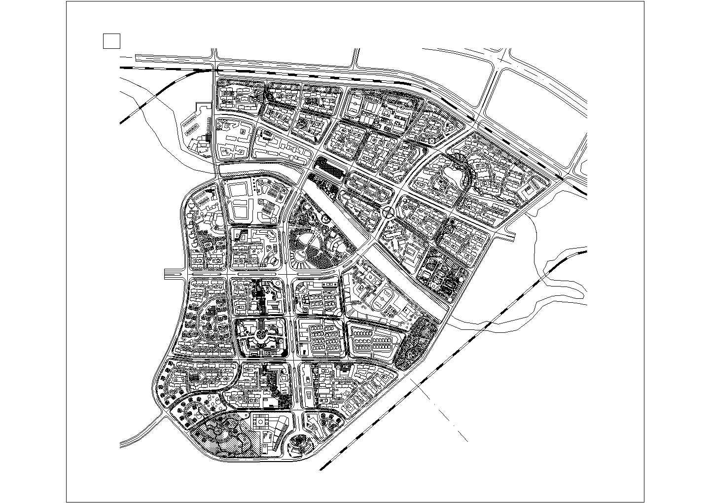 【山东省】某地综合小区绿化设计施工图