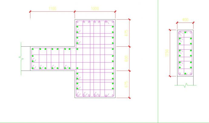 某地一-三层墙柱平面定位图CAD图纸_图1
