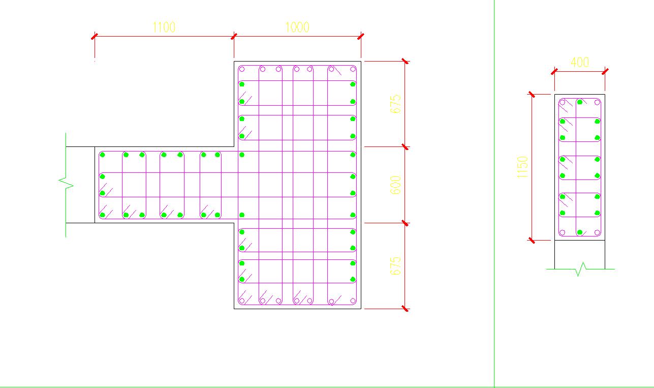 某地一-三层墙柱平面定位图CAD图纸