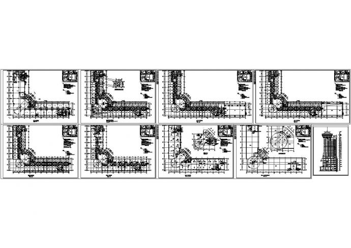 某地四星级酒店方案建筑施工图_图1