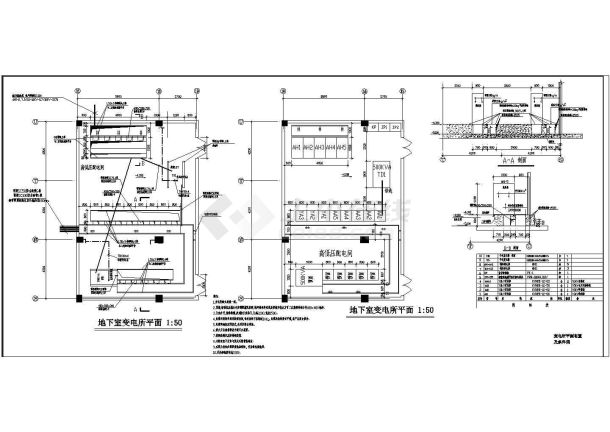 某星级大酒店全套电气设计cad施工图-图二