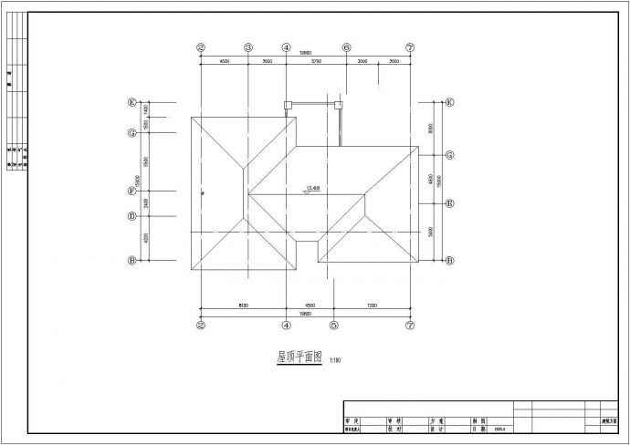 多层别墅建筑施工图（含设计说明）_图1