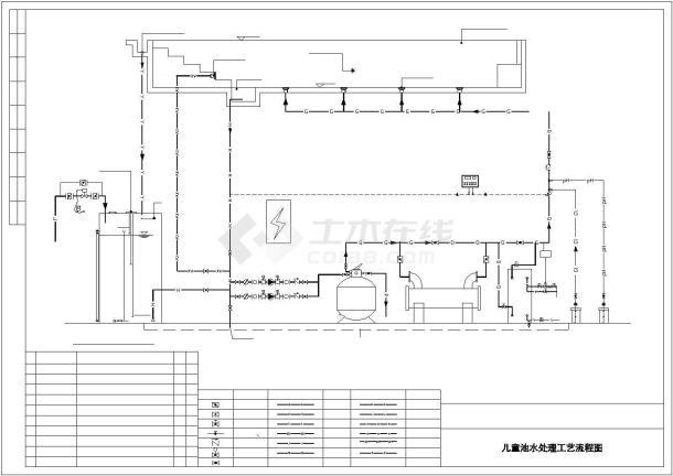 [苏州]某酒店游泳池成套图纸-图一