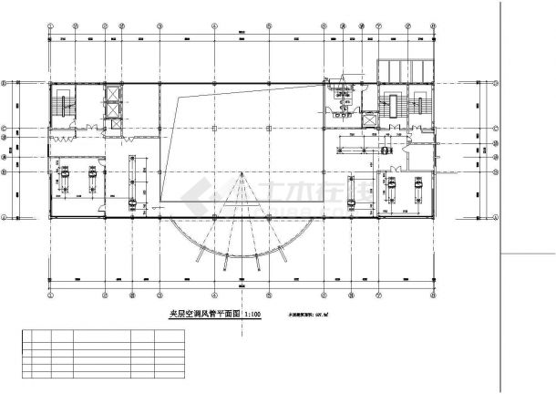 某地大型综合办公楼空调设计CAD竣工图-图二