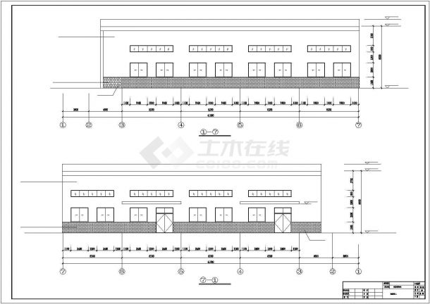 [深圳]门式刚架篮球馆结构施工图(含建施)-图二