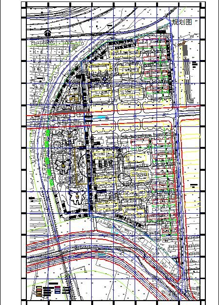 太原市玉门河某小区建筑规划图