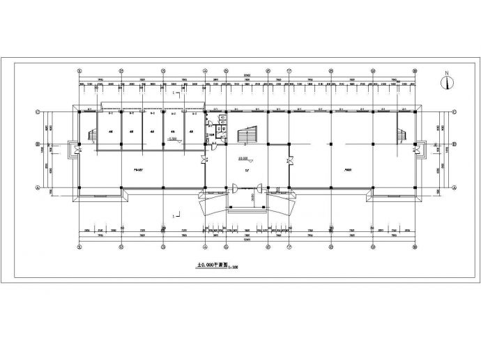 某厂区多层综合楼建筑图（共6张）_图1