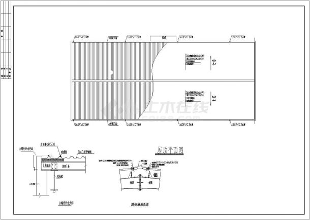 钢结构厂房建筑结构施工图（含设计说明）-图一