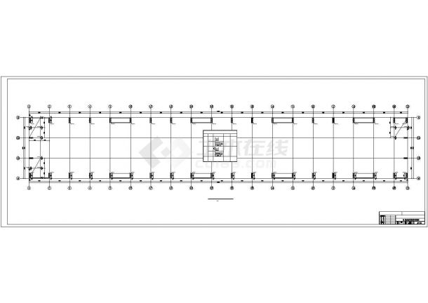 [山东]单层钢结构厂房结构施工图（含建施、设备图）-图一