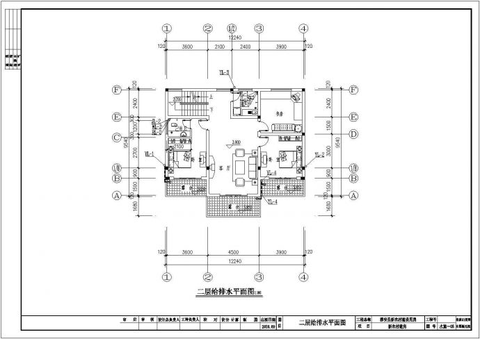 某地三层小别墅建筑水电设计方案图_图1