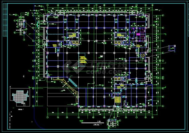 多层商场建筑施工图（商场设计方案图）-图一