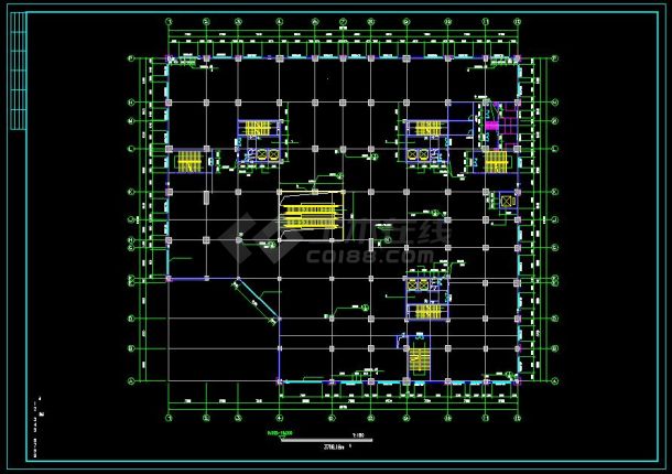 多层商场建筑施工图（商场设计方案图）-图二