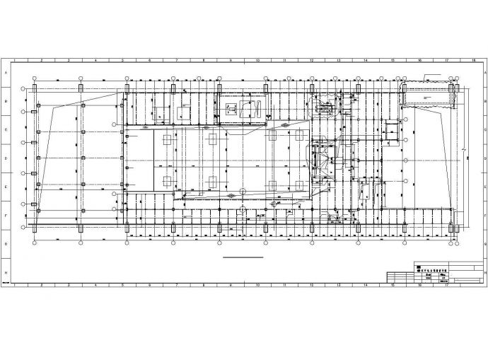 某电厂加热器平台钢结构设计图纸_图1