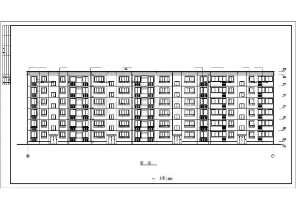 简单小型的多层住宅建筑施工图（共12张）-图二