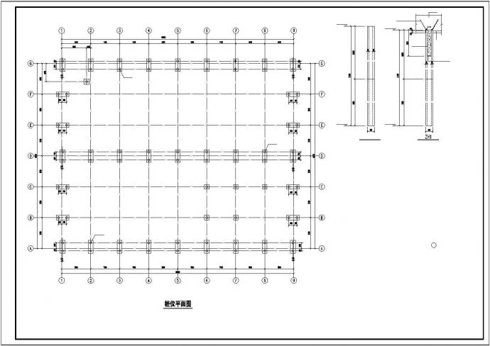 单层24米跨钢结构厂房结构设计图_图1