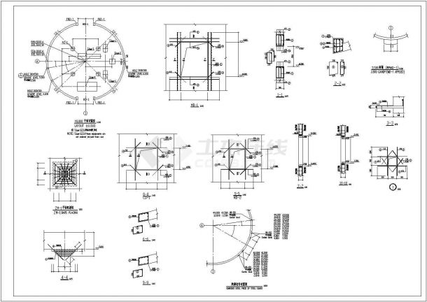 【湖北省】某地区建筑结构图（含设计说明）-图二