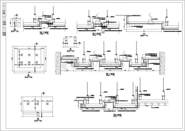 旧病房改造节点建筑设计CAD详图-图二