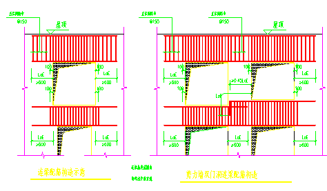 【陕西省】某地区建筑剪力墙详图纸-图一