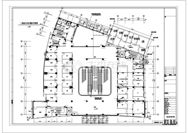 【江苏】某市中医院门诊楼施工图-图二