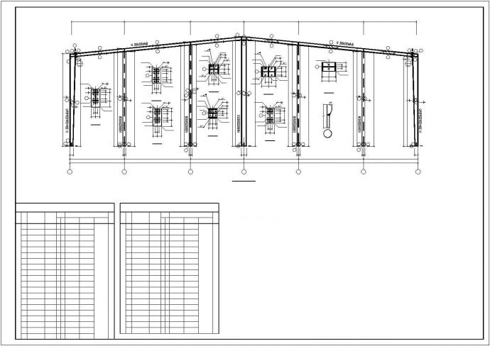 某30x78米钢结构厂房全套设计图_图1