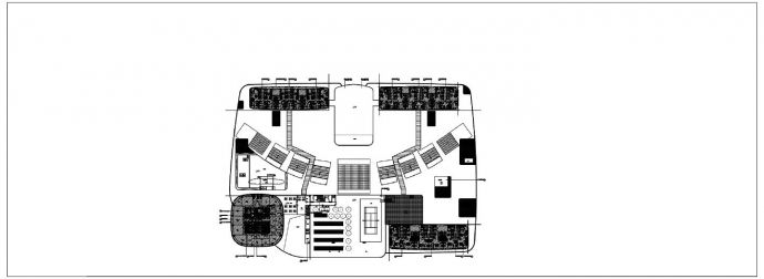 某城市世贸中心屋面结构设计图_图1