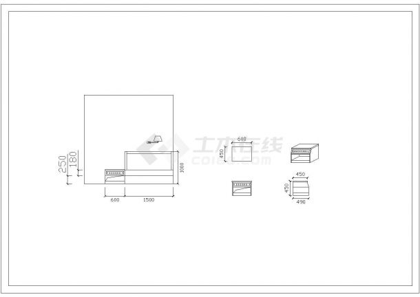 某省标准住宅套房方案CAD设计图纸-图一