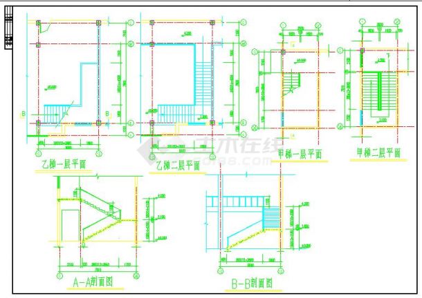 某城市厂房建筑施工设计CAD图纸-图二