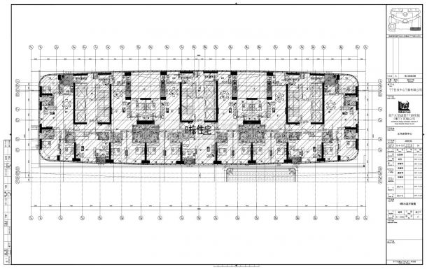 某世贸中心多栋建筑屋顶平面图-图二